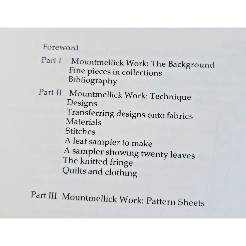 Mountmellick Embroidery Jules & Kaeth Kliot Cross Stitch Pattern rare HTF OOP